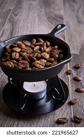 The process of roasting coffee beans at home