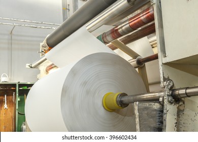 Process Of Various Paper Products Manufacturing Indoors