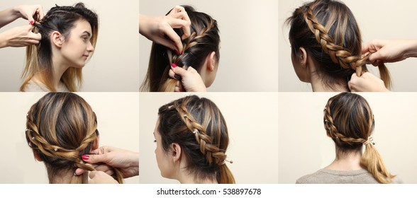 Easy Hairstyle Images Stock Photos Vectors Shutterstock