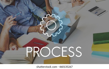 Process Word Settings Icon Simple Concept