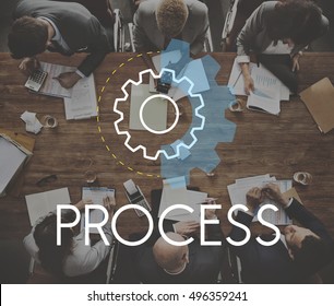 Process Word Settings Icon Simple Concept