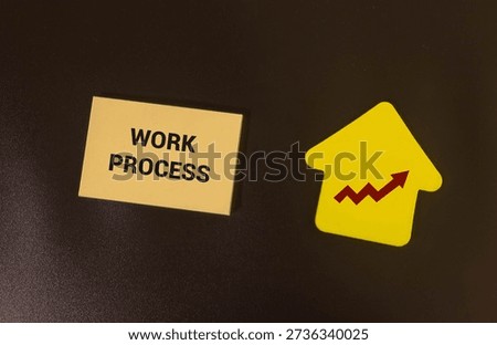 Process word tag cloud, business concept.