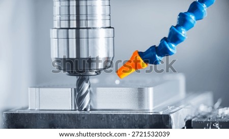 Process working CNC turning cutting milling metal Industry machine iron tools.