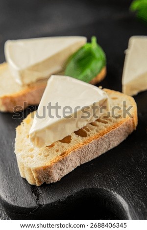 Processed cheese triangle spread portion size cheese for sandwich tasty snack fresh delicious gourmet food background on the table rustic food top view copy space