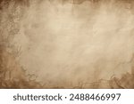 Processed collage of ancient scroll sheet of brown aged paper texture. Background for banner, backdrop or texture for 3D mapping