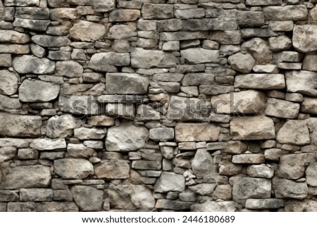 Processed collage of ancient stonework surface texture. Background for banner, backdrop or texture for 3D mapping