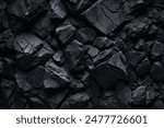 Processed collage of industrial pea coal surface texture. Background for banner, backdrop or texture for 3D mapping