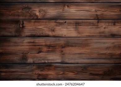 Processed collage of old rustic dark brown wood planks texture. Background for banner, backdrop or texture for 3D mapping