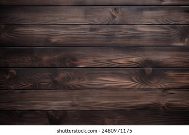 Processed collage of old rustic dark brown wood planks texture. Background for banner, backdrop or texture for 3D mapping