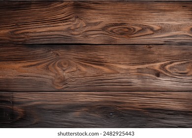 Processed collage of old rustic dark brown wood planks texture. Background for banner, backdrop or texture for 3D mapping