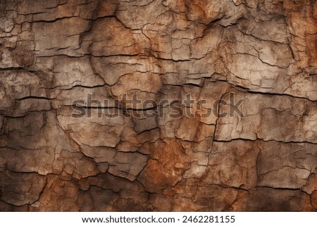 Processed collage of old tree bark trunk material texture. Background for banner, backdrop or texture for 3D mapping