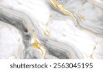 Processed collage of white and gold marble texture. Background for banner, backdrop or texture for 3D mapping