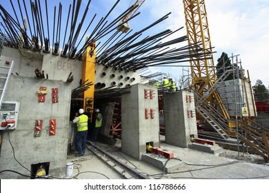 Processes Scene Of Civil Engineering Construction