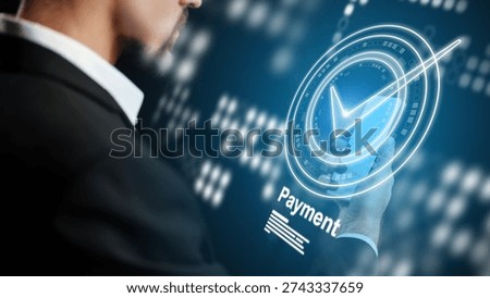 Processing a banking invoice payment using digital tools