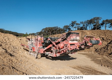 Processing equipment: Mining and construction industry crusher to shape rocks and minerals into sand and gravel