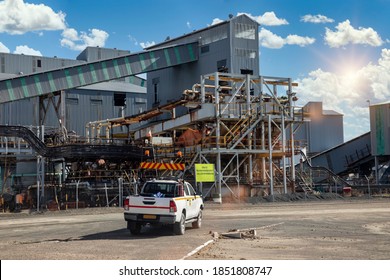 processing plant at a diamond mine in Botswana