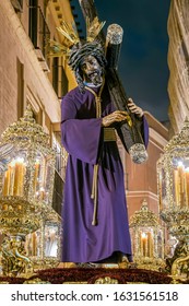 Procession Of Jesus Of The Great Power In The Holy Week Of Seville	