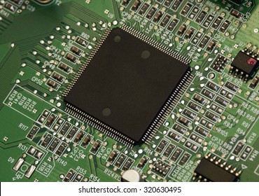 Processor On Circuit Board Electronic Components Stock Photo (Edit Now ...