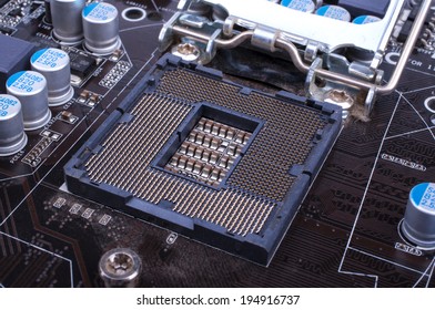 The processor on the motherboard