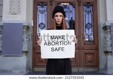 Pro-choice supporters protested in front of the courthouse against anti-abortion law.