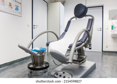 proctology room, medical instruments and proctological chair, interior of the proctology In the hospital