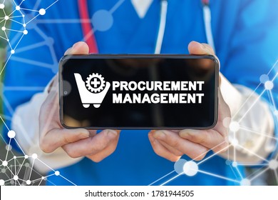 Procurement Management Medical Concept. Hospital And Pharmacy Medicines Provision.