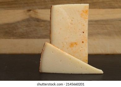 Produce Of Canary Islands - Semi-cured Paprika-covered Cheese Made Of Mixture Of Milks On Gran Canaria