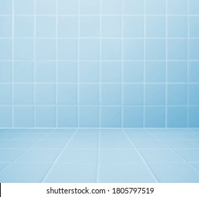 Product Background Simple Blue Tile Texture In The Bathroom