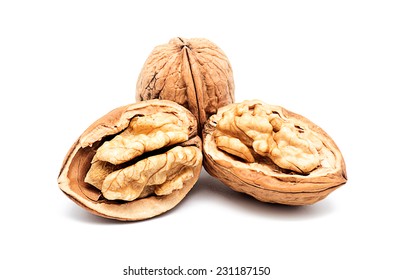 Product Photography California Walnuts On A White Background