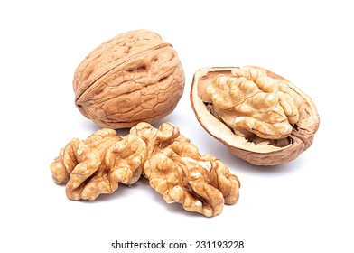 Product Photography California Walnuts On A White Background