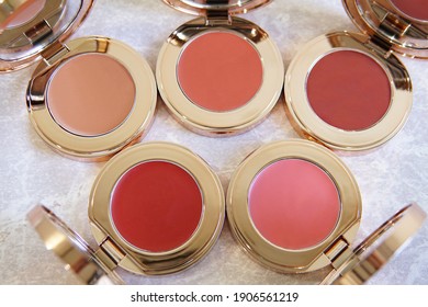 Product Photography Cream Blush Shades