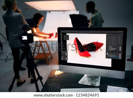 Product photography shoot of shoes Stock photo © 