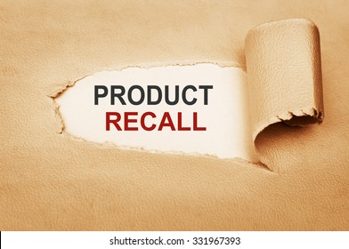 Product Recall Concept