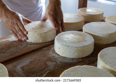 Production of artisanal cheese and other delicacies in Serra da Canastra in Minas Gerais, MG, Brazil - Shutterstock ID 2171669583
