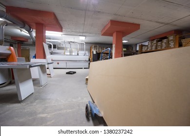 Production Department Of A Big Modern Wooden Furniture Factory