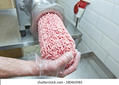 production of ground beef