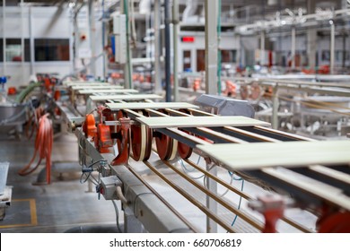 Production Line With Ceramic Tiles