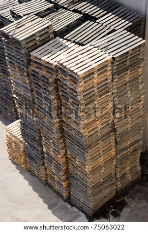 Similar – Image, Stock Photo Stack of laptops in the storage room of a company