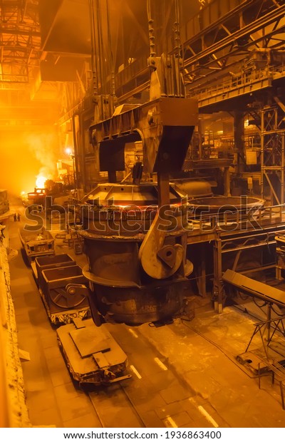 production of steel and heavy metals in an
electric furnace in
production
