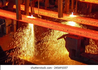 Production of steel in a steel mill - Powered by Shutterstock