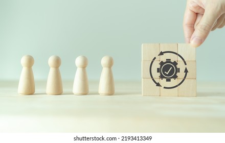 Productivity and production capacity concept. Industrial management in efficiency and efficient process. Lean cost and  productivity growth. Capacity planning and utilization. Operational excellence. - Shutterstock ID 2193413349
