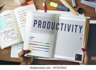 Productivity Working Learning Producing Concept