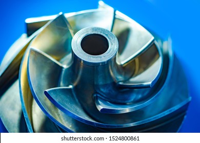 Products from aluminum. Impeller turbine. Production of parts from aluminum. Production of metal parts. Spare parts for ships. The production of small aluminum products. Heavy industry.