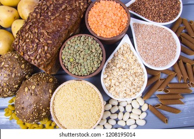 Products containing complex carbohydrates. A source of energy, vitamins and fiber.