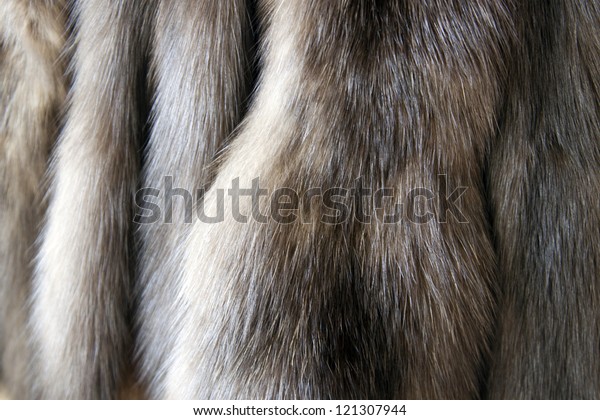 Products from\
natural fur of a sable and a\
mink
