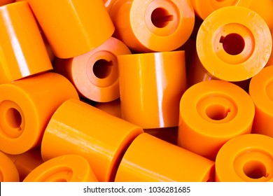 Products polyurethane bush spare parts of industry and work engineering.