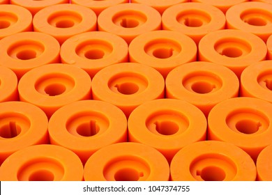 Products polyurethane bush spare parts of industry and work engineering.