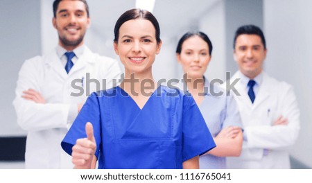 Similar – Image, Stock Photo Thumbs up Health care