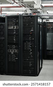 Professional and advanced computer systems in a data center.