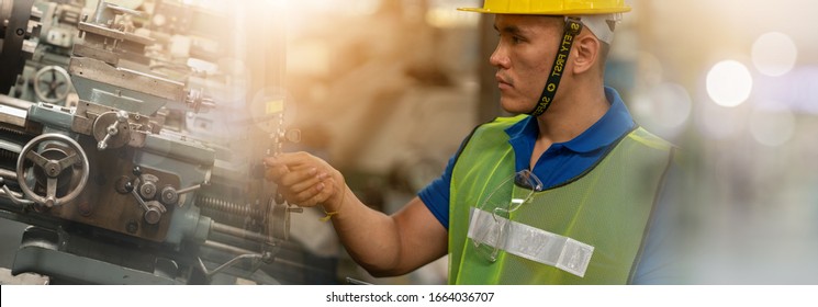 Professional asian worker team, quality control, stand maintenance, talk in the Warehouse factory. Team Engineer Factory operator Operating meetings - Shutterstock ID 1664036707